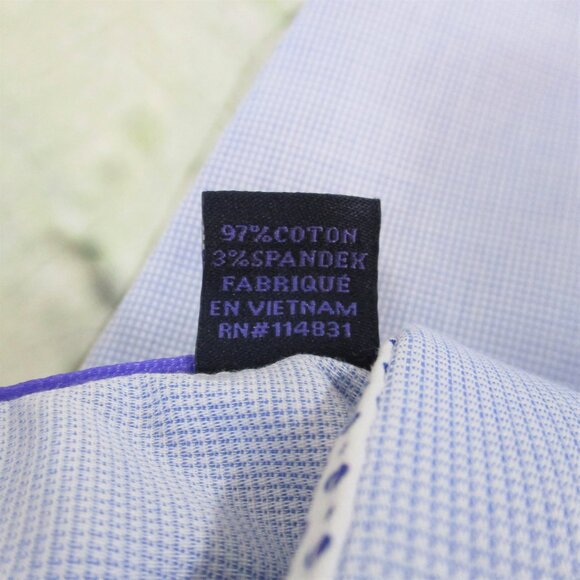 Michelson's of London Micro Gingham Dress Shirt - Picture 8 of 8